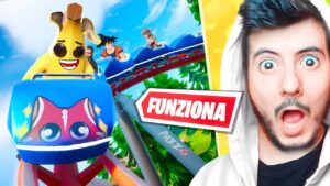 PROVO LE MONTAGNE RUSSE SU FORTNITE! 🚂