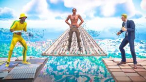 Quel YOUTUBER fera la MEILLEURE SKYBASE sur FORTNITE ? (ft. Yoyo et Dizo)