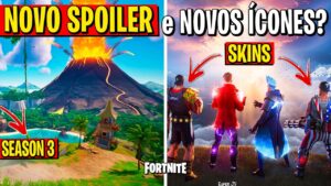 *SPOILERS TEMPORADA 3* MUDANÇAS LOOT, NOVO MAPA e SKINS ÍCONES?
