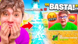 STREAMSNIPERO IL BAMBINO DI 10 ANNI PER 24 ORE! Fortnite ITA