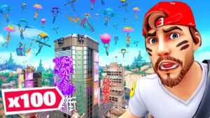 100 Skin JEANFILS se battent sur FORTNITE Battle Royale