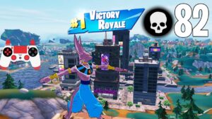 82 Elimination Solo Squads Gameplay "Build / Zero Build" Wins (Fortnite Chapter 4 Season 2)