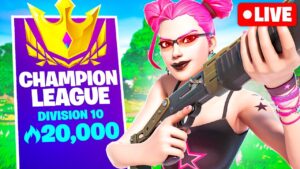 🔴ARENA GRIND!! Winning Games Into Customs... (Fortnite)