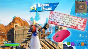 Akko 3068 Keyboard Smooth 😍 Fortnite Tilted Zone Wars Gameplay