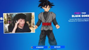 BLACK GOKU SUR FORTNITE !! (OFFICIEL)