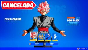 ¿CANCELADA? SKIN de GOKÚ BLACK en FORTNITE 🔥🚫 CUANDO SALDRA GOKÚ BLACK EN FORTNITE 😱