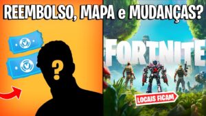FORTNITE - REEMBOLSO SKIN BUG, MAPA MUDANÇAS e LOJA?