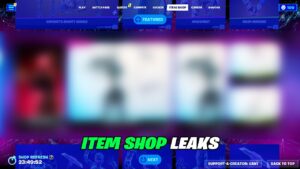Fortnite Item Shop Leaked Early..!