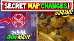 Fortnite SECRET MAP CHANGES -  Miles Morales LIVE EVENT!
