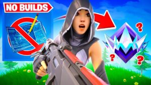 Grinding the *NEW* Fortnite Ranked Mode in ZERO BUILDS...