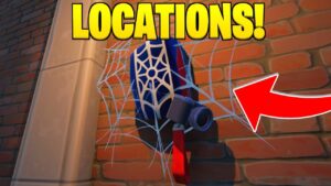 How To Get WEB SHOOTERS in Fortnite Locations! (Miles Morales Mythic)
