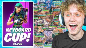 I Hosted a $1000 KEYBOARD ONLY Tournament in Fortnite!