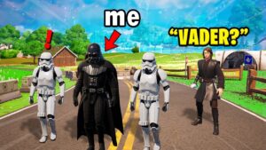 I Pretended Darth Vader is BACK in Fortnite