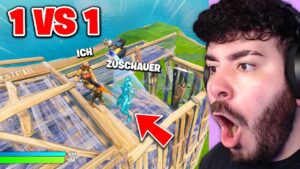 Ich veranstalte 1 VS 1 TURNIER gegen ZUSCHAUER und das ist passiert ... Fortnite