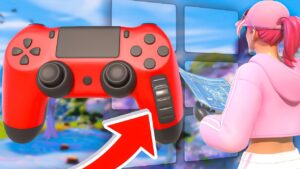 Je JOUE avec LE RESET MOLETTE sur MANETTE sur FORTNITE ! 😲(Trop rapide)