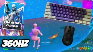 Kraken Pro ASMR Chill 🤩 Solo Cash Cup 🏆 Satisfying Keyboard Fortnite 360FPS Smooth 4K