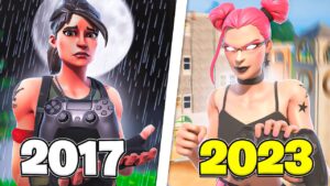 L'ÉVOLUTION DES JOUEURS MANETTE sur FORTNITE (2017-2023)
