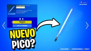 LOS SABLES DE LUZ LLEGAN COMO PICOS A FORTNITE ...!?