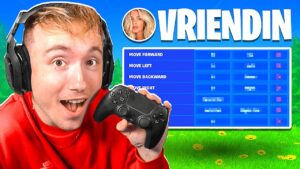 MIJN VRIENDIN haar SETTINGS gebruiken in Fortnite!