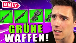 🟢NUR *GRÜNE WAFFEN* CHALLENGE in Fortnite! 🟢