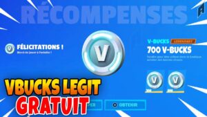 Nouveau VBUCKS GRATUIT Legit sur Fortnite Chapitre 4 (Vbucks Gratuit legal)