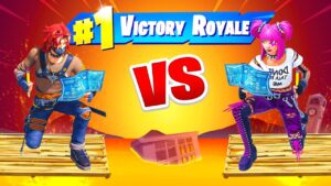 POJEDYNEK PODŁOGA TO LAVA CHALLENGE w Fortnite