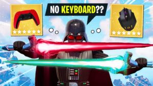 Playing Fortnite With CONTROLLER *AND* MOUSE...