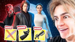 Provo i NUOVI POTERI di STAR WARS x FORTNITE! (20 kill)