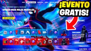RECOMPENSAS GRATIS de SPIDER-MAN en FORTNITE 🎁 *EVENTO SPIDER-VERSE* 🔥 SKIN MILES MORALES