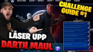 SÅ FÅR DU DARTH MAUL SKINNET I FORTNITE - Challenge Guide #1