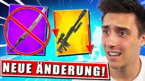 SCHWERT RAUS und SNIPER SCHLECHTER?!😡 - GEHEIMES Fortnite Update!