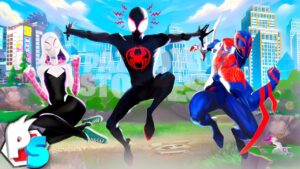 STRAY DIVENTA SPIDER-MAN MILES MORALES 🎬 Fortnite Stories Pazzox