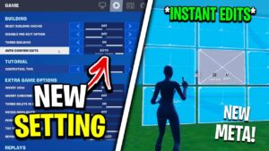 The "Auto Confirm Edits" Fortnite Setting! (NEW Instant Edit Resets on Mouse/Controller)