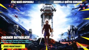 Toutes les NOUVEAUTÉS DISPONIBLE EVENT STAR WARS sur Fortnite (Anakin, Cadeau, Sabre...)