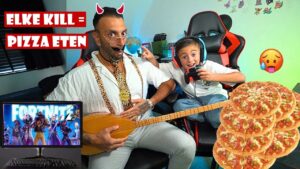 VOOR IEDERE KILL IN FORTNITE MOET JE EEN PIZZA ETEN! 🍕 DEVRAN VS MAHMUT | LAKAP JUNIOR