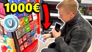 ich KAUFE für 1000€ Fortnite VBUCKS bei REWE