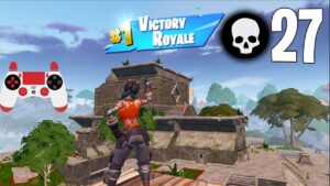 27 Elimination Solo Squads Gameplay "Build" Win (Fortnite Chapter 4 Season 3)