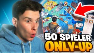 50 Spieler in einem *ONLY UP* Fortnite Turnier! 😳 - (Fortnite Only Up Creative Map)