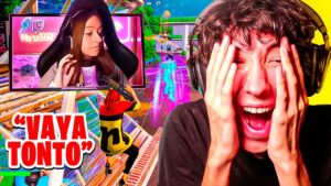 ELIMINO a ESTA STREAMER en FORTNITE y me DICE ESTO...