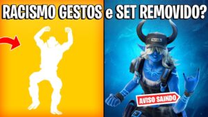 FORTNITE - GESTOS RACISMO POLÊMICA, SET GRÁTIS REMOVIDO AVISO e MUDANÇAS?