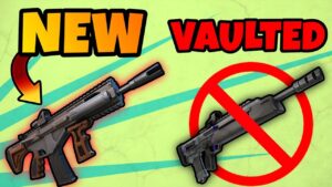 Fortnite UNVAULTED The Mk-7 AR (Remake) & VAULTED The Red-Eye AR! (NEW Mk-7 AR Gameplay)