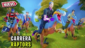 HICE CARRERAS de VELOCIRRAPTORS en FORTNITE con SEGUIDORES y PASÓ ESTO!