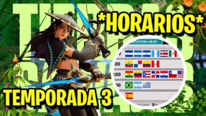 *HORARIOS!* ¿CUANDO INICIA LA TEMPORADA 3 CAPITULO 4 DE FORTNITE? - FORTNITE CAPITULO 4 TEMPORADA 3