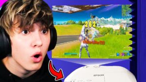 Hraju Fortnite Na Projektoru!