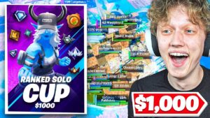 I Hosted a $1000 RANKED SOLO Tournament In Fortnite! (drama)