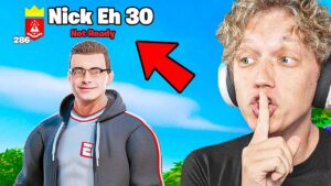 I Pretended To Be NICK EH 30 In Ranked Fortnite!
