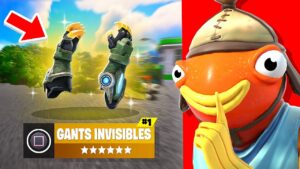Je DÉCOUVRE les NOUVEAUX GANTS MYTHIQUES INVISIBLES et l'ILE SECRETE de FORTNITE !