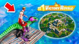 Je FAIS une SKYBASE avec les DINOSAURES sur Fortnite !