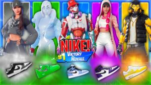 LOSOWY SKIN NIKE CHALLENGE! w Fortnite