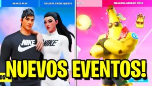NUEVOS EVENTOS CON RECOMPENSAS GRATIS EN FORTNITE CAPITULO 4 TEMPORADA 3 ...!!